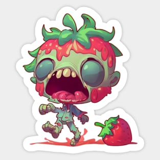 Zombie Stawberry - Tommy Sticker